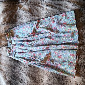 Vintage Geiger long flowered skirt size 38